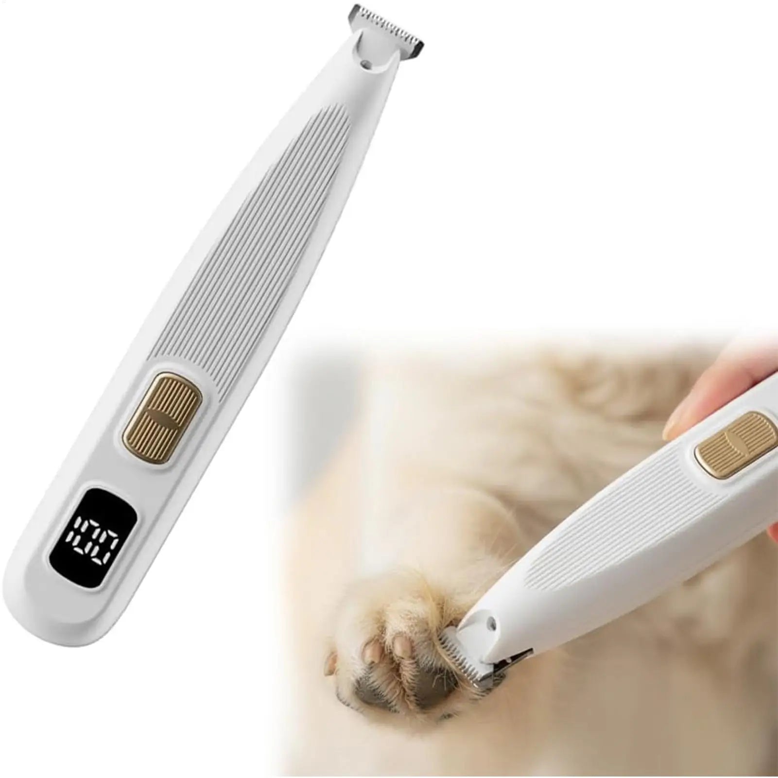 Dog Clippers Cordless Rechargeable Professional Cat Shaver Cordless Dog Grooming Clippers For Pet Long Short Thick Coat Paw Home